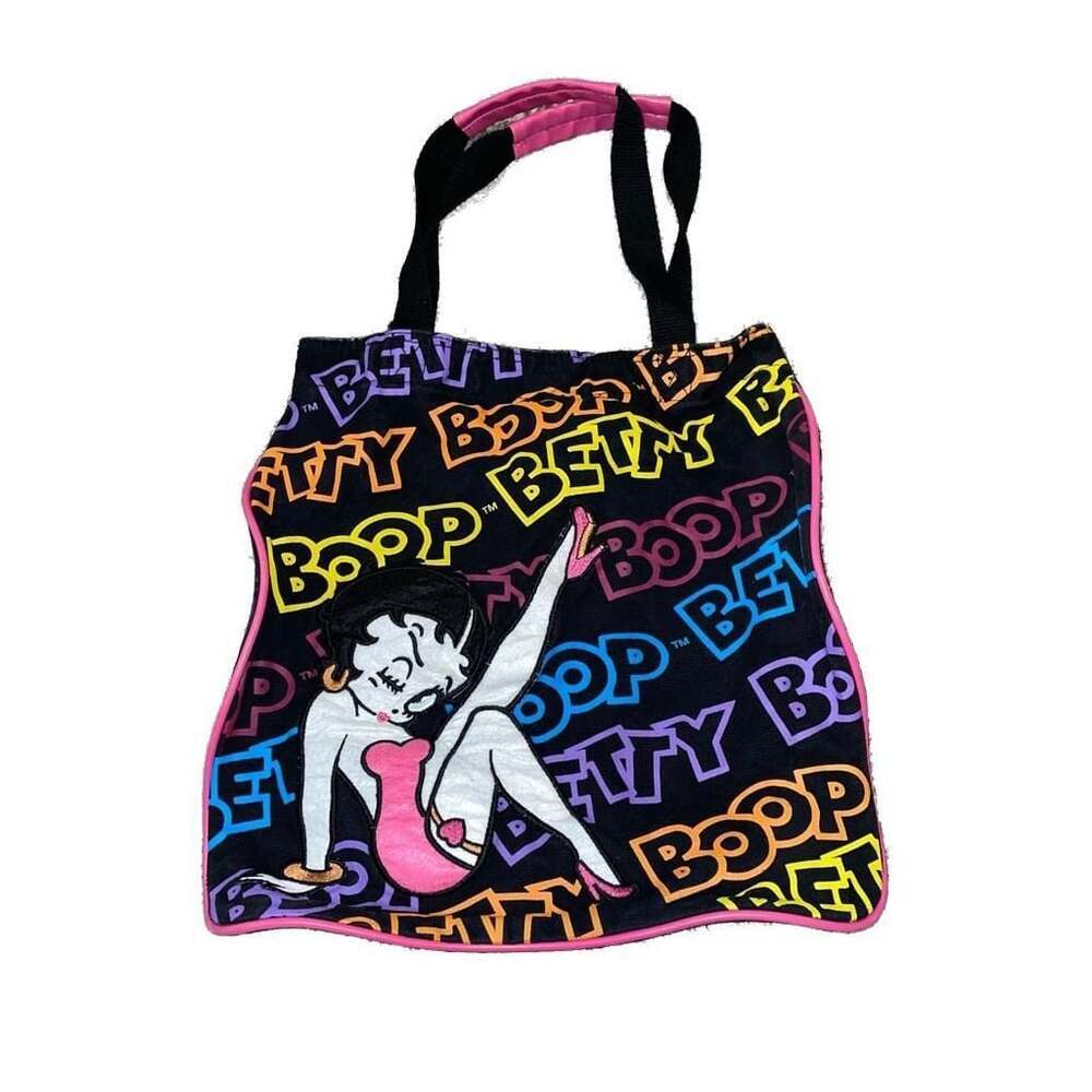 Vintage Betty Boop Canvas Tote Bag Y2K